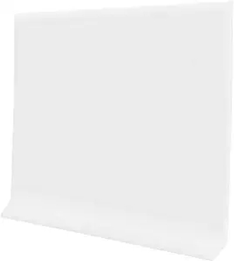 Proflex White Vinyl Wall Base 5 inch X 40 ft - Wall Base Trim with Super Strong Peel and Stick Adhesive Back - Flexible Self Stick Vinyl Wall Base - Easy Install Vinyl Floor Base with Toe