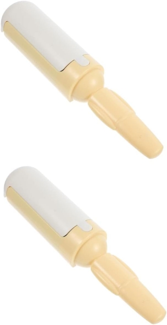 Balacoo 2pcs Pet Plush Roller Pet Lint Remover Dog Hair Lint Roller Lint Roller for Pet Hair Sticky Lint Roller Pet Lint Roller Dog Cat Hair Remover Washable Clothing Travel Plastic
