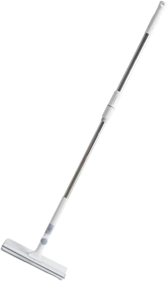 1pc Window Tile Cleaner Glass Squeegee Scraper Tile Cleaning Mop Car Scraper Steam Cleaners for Home Use Double-Sided Glass Cleaning Tool White Abs Manual to Rotate Window Scraper