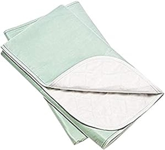 Reusable Bed  - Waterproof, Reusable & Washable Incontinence Bed  - Waterproof Mattress Protector - Bed Wetting Protection Pad - 34" x 52" (Green)
