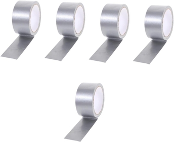 5 Rolls Window Windproof Glue White Duct Tape Weather Stripping Tape White Window Sealing Tape Brown Duct Tape Black Duct Tape Door Gaps Sealing Tape Household Cloth