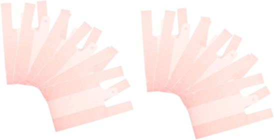 100 pcs plastic vest bag pink plastic bags plastic grocery bags plastic baggies foldable shopping bags trash bags small bags handheld shopping bag eusable grocery tote storage bag