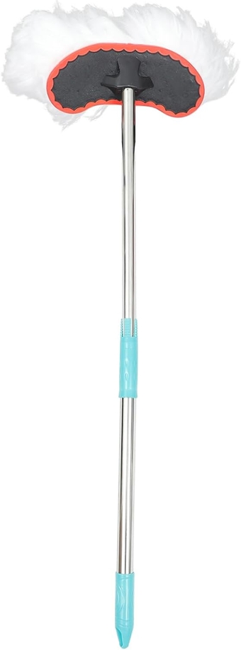 Telescopic mop car Cleaning Brush kit auto Detailing Brush car wash Window Cleaning mop Vehicle wash Brush Car Cleaning Mop Handle car Flat mop Milk Silk Extension Rod Wooden Floor