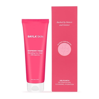 Raspberry Fresh Detoxifying Face Wash with Liquorice, 0.5% Hyaluronic Acid | Suitable for all Skin Types | For Cleansing, Detoxification, and Skin Hydration | 100ml