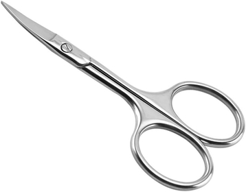 4pcs Curved Facial Hair Scissors Mustache Trimming Scissors Straight Tip Scissors Eyebrow Shears Grooming Scissors Men Ear Hair Scissors Beards Man Stainless Steel Small Scissors