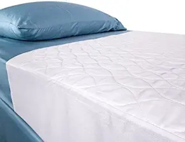2 Pack - 100% Cotton Washable Waterproof Mattress Sheet Protector Bed Extra Large Underpad - 34in x 34in with Tuck-in Tails