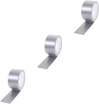 Window Sealing Tape 3 Rolls Window Windproof Glue White Duct Tape White Home Tape Window Weather Stripping Door Bottom Car Door Seal Strip Door Gaps Sealing Tape Household Cloth