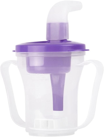 Dysphagia Regulating Drinking Cup for Swallowing and Disorders People,Dispenses 5cc or 10cc of Liquid Each Time,No Thickener is Used.Helps to Prevent Choking