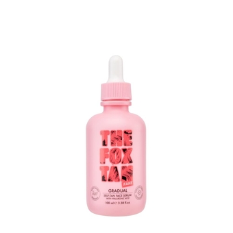 The Fox Tan Gradual Self-Tan Face Serum 100ml/3.38fl.oz | Hydrating with Hyaluronic Acid | Plant Based DHA | Natural Tanning Lotion | Streak-Free Tanning | Australian Made | Vegan | Cruelty Free