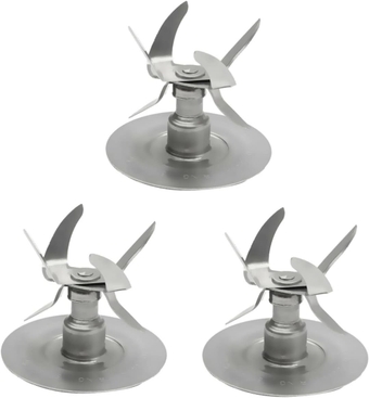 3pcs Metal Cutters Mixer Accessories Juicer Accessories Replacement Blades Durable Machine Cutter Metal Kitchen Supplies Kitchen Accessories Blender Component Spare Parts The Cross