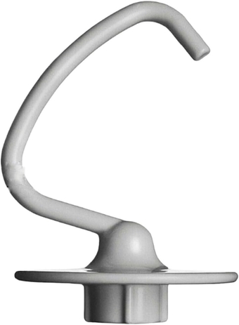 Dough Hook&Flex Edge Beater/Stand Mixer Parts ，Compatible for KitchenAid 4.5-5 Qt Processor Accessory Flex Edge Bowl Scraper