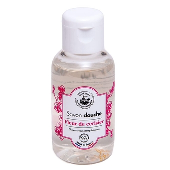 La Maison du Savon de Marseille - French Shower Soap Cherry Blossom Fragrance - Stay Clean and Fresh On the Go - 1.69 Fl Oz Travel Size