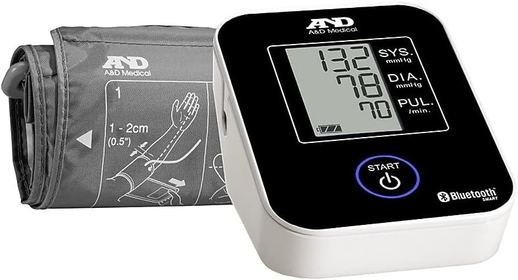 A&D  Deluxe Upper Arm Blood Pressure Monitor with Bluetooth (UA-651BLE)