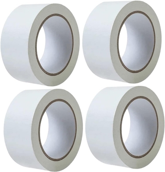 4 Rolls Window Sealing Tape Weather Sealing Tape Window weatherstripping Door air Stopper Foam Seal Tape Exterior Door Weather Stripping Glue Insulation Glass Door White