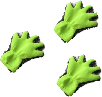 3pcs No Scratch Mittens Car Cleaning Tools Car Wash Mitts Car Washing Mitt Car Cleaning Mitt Lint-Free Gloves Quick Dusting Mitt Car Wash Gloves Grid Scouring Pad Dish Towels