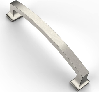 10 Pack 5 Inch(128mm) Hole Centers Kitchen Cabinet Handles, Brushed Satin Nickel Cabinet Pulls Kitchen Cabinet Hardware for Cupboard Drawer Handles Dresser Pulls