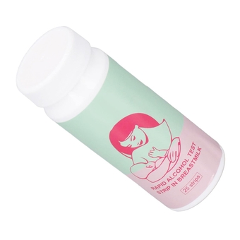 Breastmilk Strips, 25Pcs Test Strips to Detect Alcohol in Breast Milk for Breastfeeding Moms at Home, Alcohol Tests
