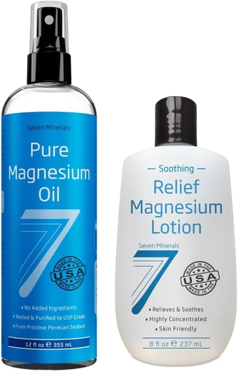 Pure Magnesium Oil & Soothing Relief Magnesium Lotion