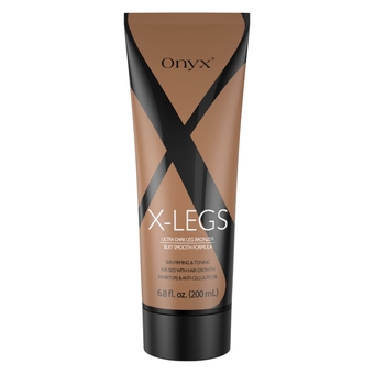 X-Legs Body Bronzer and Ultra Dark Leg Tanner - Indoor Tanning Lotion for Legs - Dark Tanning Lotion with Hair Growth Inhibitors – Leg Tanning Lotion for Tanning Beds - Skin Firming and Toning