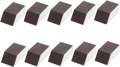 10pcs Sponge Griddle Tool Cleaner Dishwashing Scrub Brush Scrubbers for Cleaning Dishes Noodles Chopper Rust Eraser Brush Dish Cleaner Sanding Block at Home Corundum