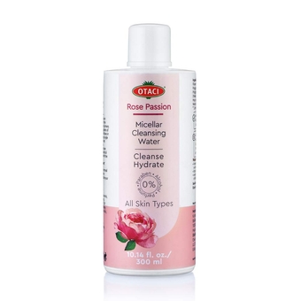 Rose Passion Micellar Cleansing Water, Face Cleansing Makeup Skin Remover Wash Rosewater Hydrating Moisturizer