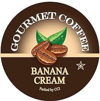 ,Banana Cream , Medium Roast, Gourmet Flavored  Single Serve Pods for Keurig K-Cup Brewers, 48 Count
