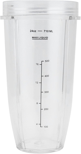Replacement Parts 24Oz Cup, Replacement Blender Cup Container, Juicer Part for 1000W Blender Accessories, Blender Cups for Smoothies