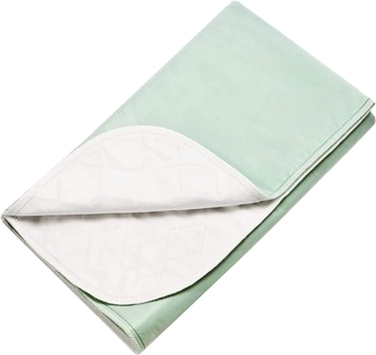 Reusable Bed Underpad - Waterproof & Washable Bed Pad - Absorbent Mattress Protector Pad - Incontinence Bed  - Bed Protector  (Green, 54"x34")