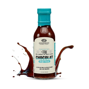 Brooksmade Gourmet Foods Soulful Sauces, Chocolate BBQ Sauce & Marinade, Gluten Free, No High Fructose Corn Syrup, 12 oz. Use as marinade, for grilling or dipping Ribs, Chicken, Burgers, Veggies