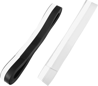 2pcs Door and Window Sealant Weather Sealing Tape Door Bottom Seal Sealing Strip Window Waterproof Adhesive Tape Anti-Ventilation Strip Door Brush Silicone Rubber Garage Door White
