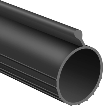 Garage Door Seals Bottom Rubber Weatherproofing P-Bulb Garage Door Bottom Weather Stripping Seal Replacement for Overhead Door Bottom Sealing (20 Feet, Black)
