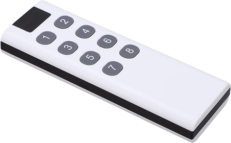 8 Keys Universal Garage Door Remote, Remote Control Replacement, 100m Far Distance Remote Control for Garage Doors, Shutter and Electric Door