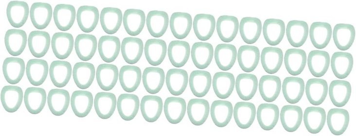 60 Pcs Toilet Liner Portable Toilet Covers Toilets Seats Cushions Toilet Paper Outdoor Toilets Covers Toilet Mat Toilet Fabric Cover Sleeve Travel Non-Woven Fabric Double Layer
