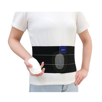 Umbilical Hernia Belt for Men Women Hernia Support Abdominal Binder Post Surgery Stomach Binder Belly Band for Men Surgical Binder Compression Navel Hernia Band Brace Abdominal Wrap (32-42 in)