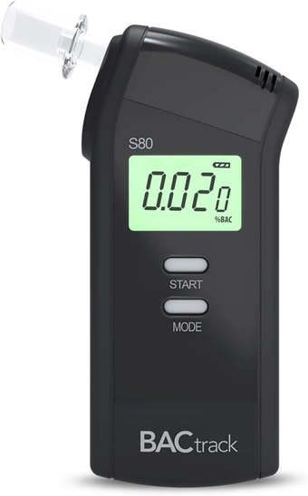 S80 Breathalyzer | Professional-Grade Accuracy | DOT & NHTSA Approved | FDA 510(k) Cleared | Portable Breath Alcohol Tester for Personal & Professional Use