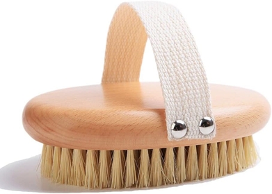Dry Brush, Dry Brushing Body Brush for Lymphatic Drainage, Body Exfoliating Scrubber Brush for Aromatase Inhibitor Cream for Cellulite, Improve Circulation, Keep Skin Young