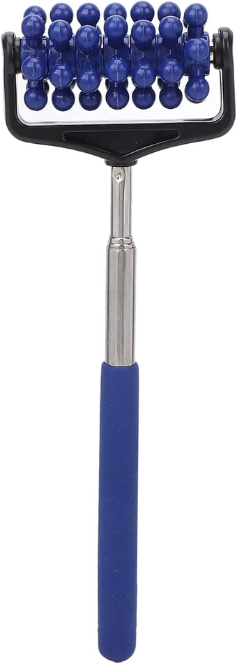 Back Scratcher, Telescopic Massager Back Muscle Roller Adjustable Back Head Arm Scratch Roller for Muscle Relax(Dark Bule)