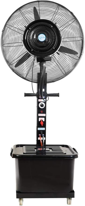 Fans, Large Pedestal Fan, Industrial Spray Fans,Misting Humidification Water Cooling Commercial Stainless Steel Spray System