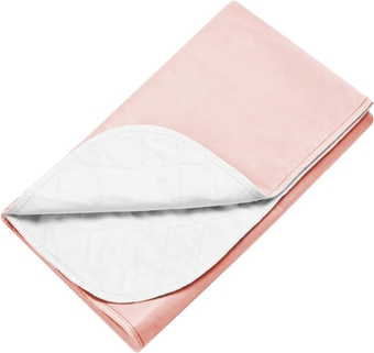 Reusable Bed Underpad - Waterproof & Washable Bed Pad Bed Protector  for Adults, Kids, Elderly or Pet.(Pink, 18"X24")