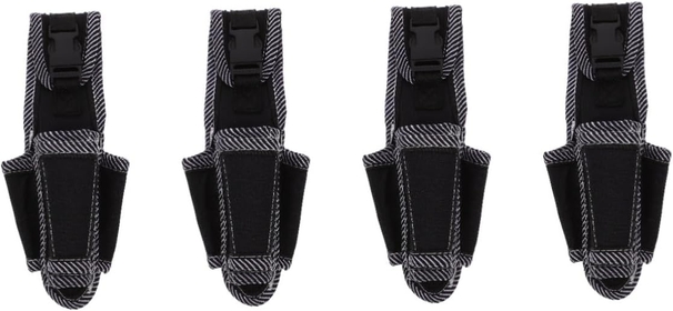 4 Pcs Tool Bag Multi Tool Multipurpose Tool Electrician Tool Waist Bag Tool Belt Pouch Cordless Drill Pouch Mini Belt Bag Portable Waist Bag Work Polyester Belt Cover Hammer