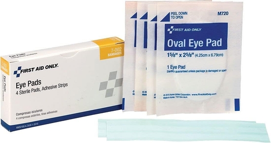 Sterile Eye Pads, Box of 4 Pads