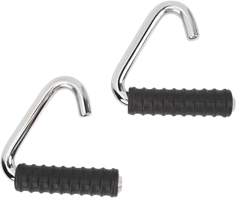 Pull Up Handles for Men and Women, Heavy Duty Metal Slip Resistant C Shaped Resistance Band Handles for Gym Home Workout Fitness Training, Fit for Pull Ups Arm Muscle Back Pull Up
