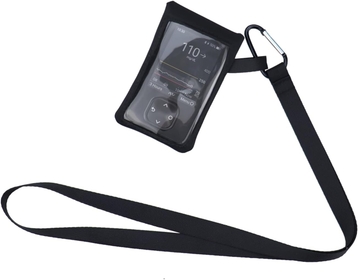Diabetes Supplies Pouch with Lanyard Hook Touchscreen Transparent Window for Dexcom Receiver G7 Case Blood Glucose Meter Pouch