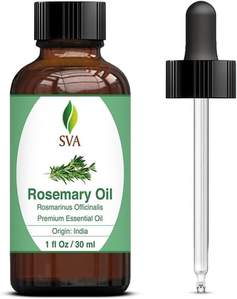 Rosemary Essential Oil 1oz (30 ml) Premium Essential Oil with Dropper for Hair Care, Hair Oiling, Scalp Massage, Skin Care & Aromatherapy