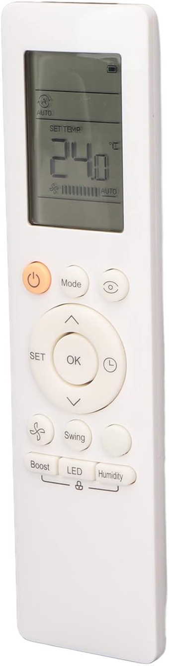 AC Remote Control for Midea Air Conditioner, Remote Control Replacement AC Remote for Midea RG10L1 C2HS BGEF, Long Transmission Distance and 2 x AAA (Not Included)