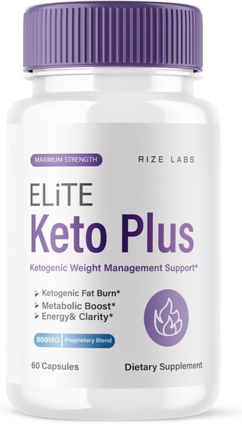 Elite Keto Plus Capsules, Elite Keto Weight Loss Support, Elite Keto Premium Pills for Overall Health, Elite Keto Plus Maximum Strength Formula, Elite Keto Plus Supplement Reviews (60 Capsules)
