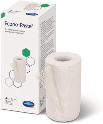 Conco Econo-Paste Zinc-Oxide Paste Bandage 4 Inch X 10 Yard