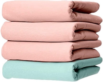Reusable Bed Underpad - Waterproof & Washable Bed Pad - Absorbent Mattress Protector Pad - Incontinence Bed  - Bed Protector  Pack of 4 (3 Pink 1 Green, 34"X36")