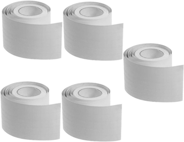 5pcs Self-Adhesive Baseboard Flexible Skirting Board Wall Border Plastic Skirting Board Molding Sticker Window Trim Black Backsplash Wall Decoration PVC Window Molding White Corner