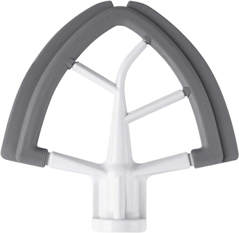 Flex Edge Beater for KitchenAid Mixer 4.5/5 Quart Tilt-Head Stand Mixers, Mixer Paddle Attachment with Flexible Silicone Edges Bowl Scraper, Paddle Replacement Accessories